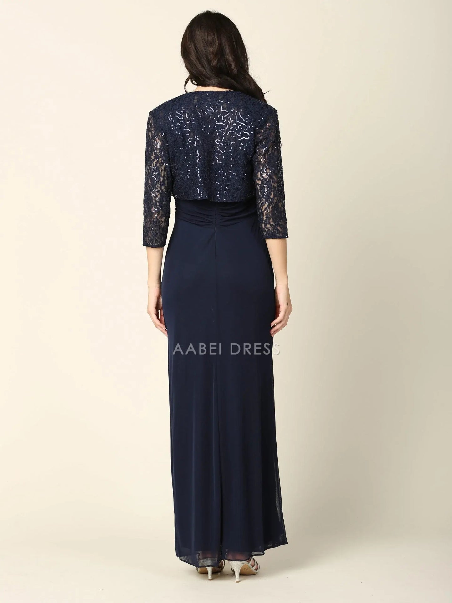 AABEI DRESS Formal Wear Dresse Elegant Sweetheart Neckline 2 Piece Jacket 3/4 Sleeve Fashion Mother Of The Bride Dress