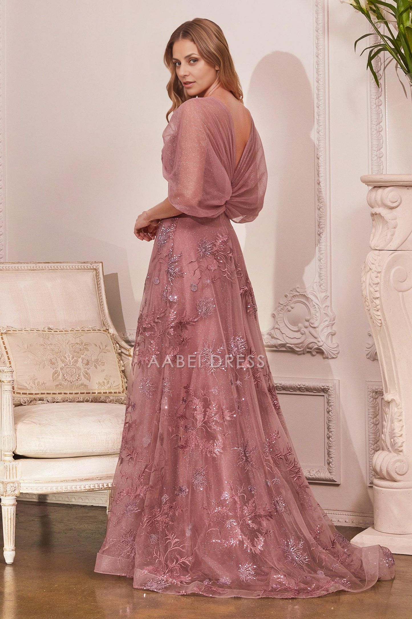 AABEI DRESS Formal Wear Dresse Gorgeous A Line Off Shoulder Sweetheart Neckline Sparkling Exquisite Long Mother Of The Bride Dress