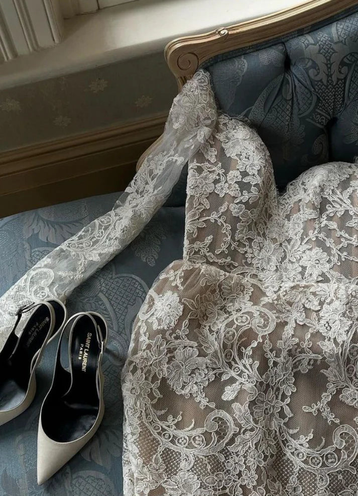 Wedding Dress Lace Bridal Dresses Long Sleeves Mini Formal Dresses