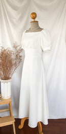 AABEI DRESS Party Dress Elegant A Line Square Neck Puff Sleeve Vintage Simple Prom Dress