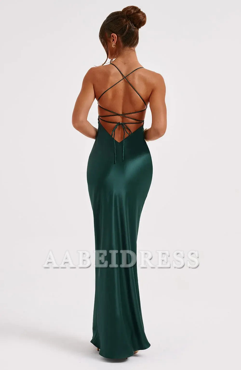 Formal Wear Dresses Prom Dresses Mermaid Spaghetti Strap Backless Sheath Charming Dresses Exquisite Wedding Guests Dresses