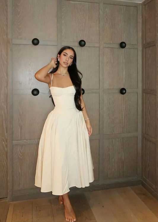 AABEI DRESS Party Dress Elegant A-Line Spaghetti Strap Fashion Simple Prom Dress