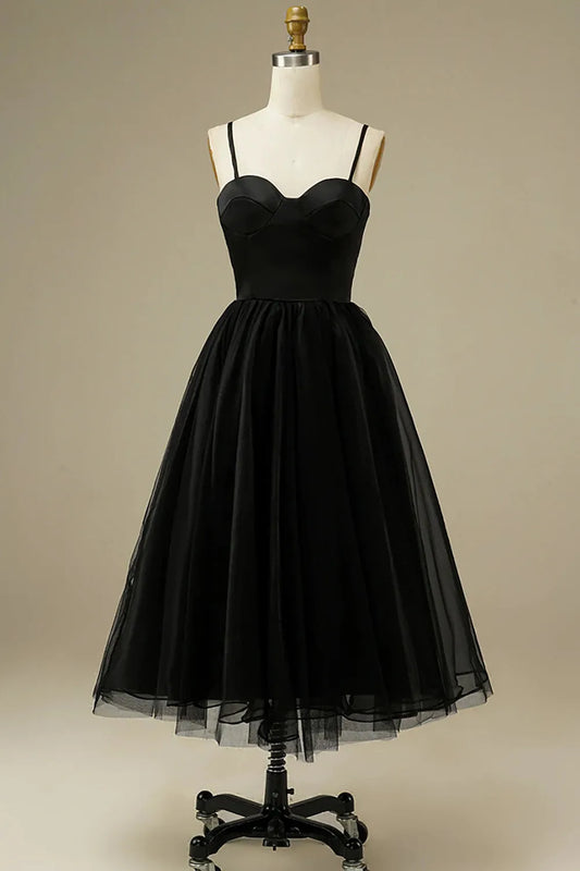 AABEI DRESS Party Dress Elegant A-Line Sweetheart Spaghetti Straps Simple Prom Dress