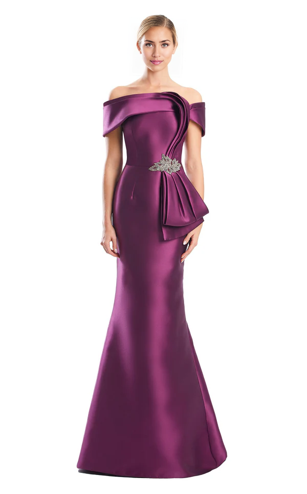 Mother of the Bride Dress Formal Wedding Guest Elegant Satin Dresses