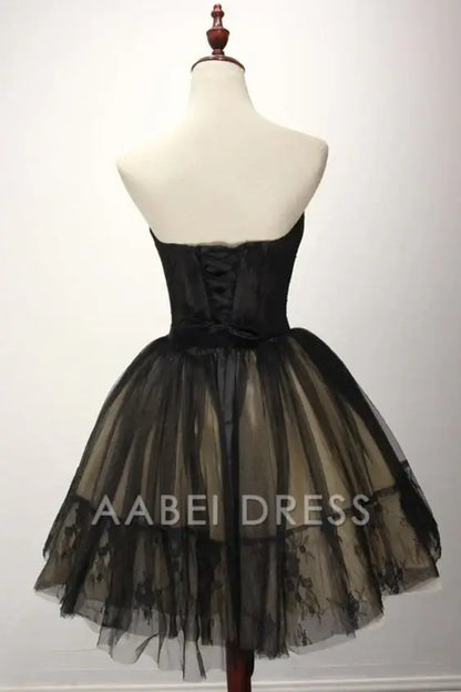 AABEI DRESS Party Dress A-Line Off Shoulder Sweetheart Lace Homecoming Dress