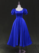 AABEI DRESS Short Party Dress A Line Sweetheart Short Sleeve Tea Length Homecoming Dress