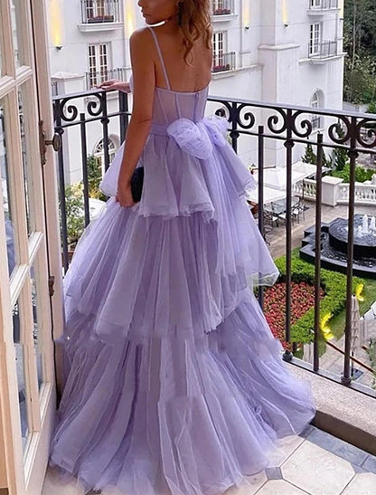 Vintage Dress Formal Wedding Guest Floor Length Sleeveless Sweetheart Tulle Backless with Pleats Ruched Prom Dresses