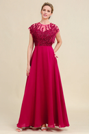 Mother Of Bride Dress A Line Beading Appliques