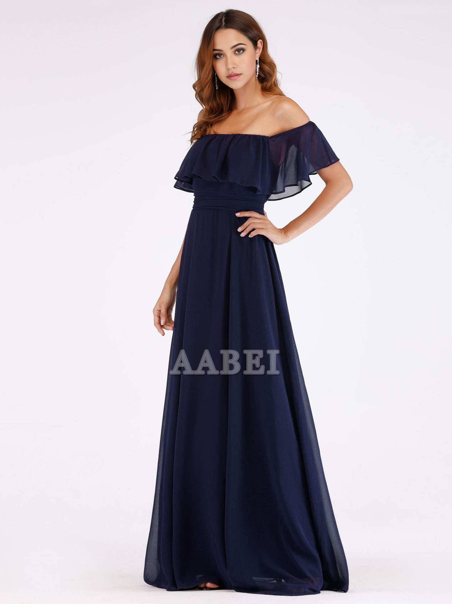 Bridesmaid Dresses Off The Shoulder Bridesmaid Dresses Side Split Beach Maxi Formal Dress Wedding Guest Dresses