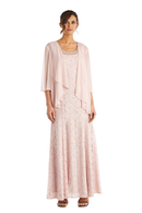AABEI DRESS Formal Wear Dresse Elegant Mermaid two Piece Lace Long Mother Of The Bride Dress