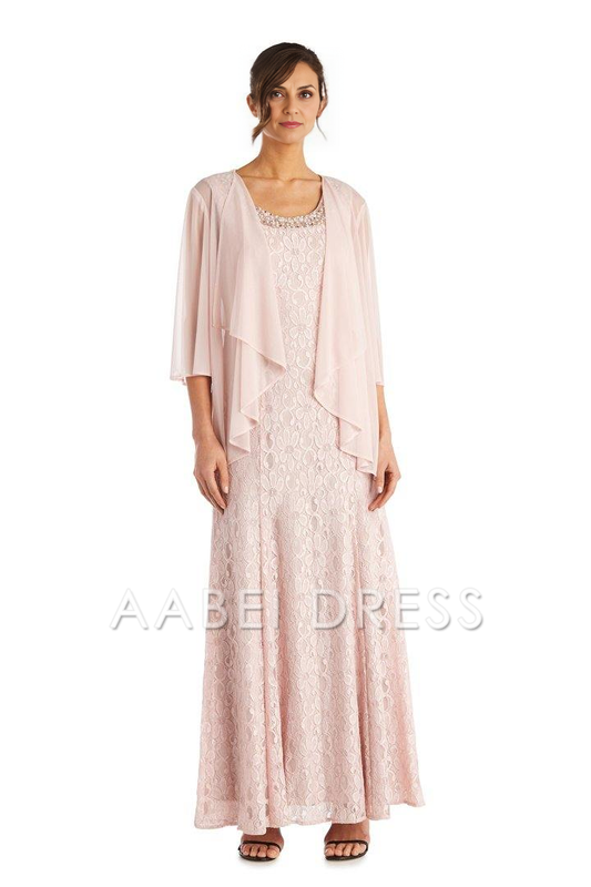AABEI DRESS Formal Wear Dresse Elegant Mermaid two Piece Lace Long Mother Of The Bride Dress