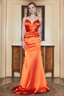 AABEI DRESS Hot Sale Prom Dress Elegant Mermaid Spaghetti Strap Sweetheart Backless Fashion Long Party Dress