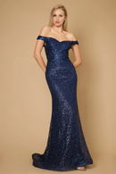AABEI DRESS Formal Wear Dresse Elegant Mermaid off-shoulder Sweetheart Sparkle Long Mother Of The Bride Dress