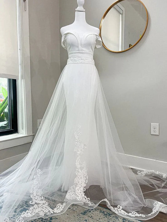 Wedding Dress Mermaid Cultivate oneself Wedding Dress Lace Applique Elegant Formal Dresses