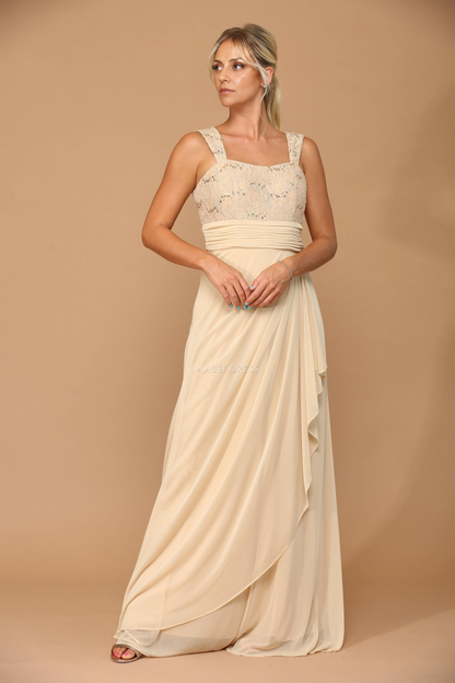AABEI DRESS Formal Wear Dresse Elegant Two Piece Jacket 3/4 Sleeve Ruched Fashion Mother Of The Bride Dress