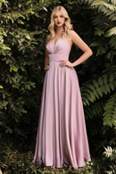 AABEI DRESS Bridesmaid Dresses Elegant Spaghetti Strap Pleated Side Fork Long Gown Luxury Dresses Wedding Guests Dresses