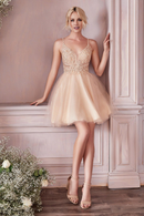 AABEI DRESS Hot Sale Short Prom Dress Elegant Sweetheart Spaghetti Strap Lovely Homecoming Dress