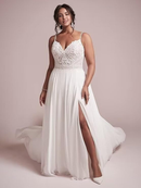 Wedding Dress A-line Beach Boho Lace Applique Bride Chiffon Formal Women's Dresses