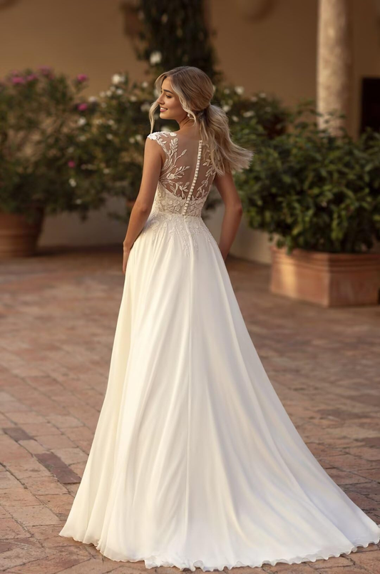 Wedding Dress Mermaid Lace Beach Bridal Dress Formal Women's Dresses