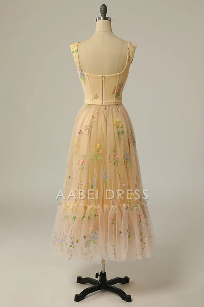 AABEI DRESS Hot Sale Prom Dress Exquisite A Line Sweetheart Embroidery Fantastic Long Party Dress