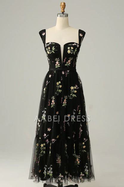 AABEI DRESS Hot Sale Prom Dress Exquisite A Line Sweetheart Embroidery Fantastic Long Party Dress