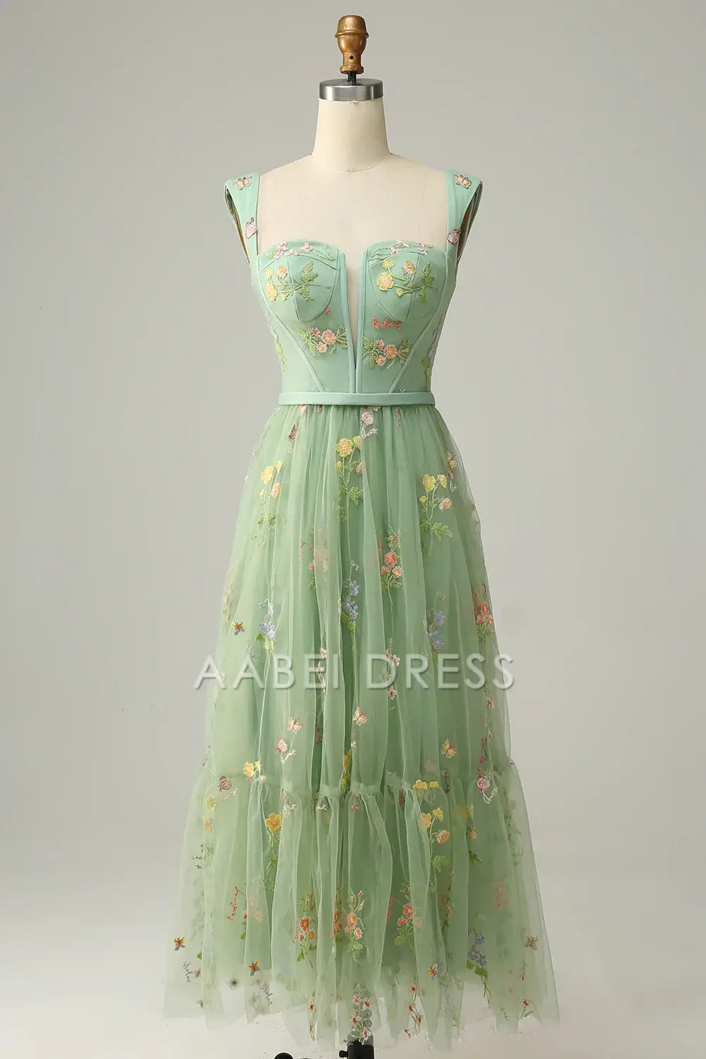 AABEI DRESS Hot Sale Prom Dress Exquisite A Line Sweetheart Embroidery Fantastic Long Party Dress