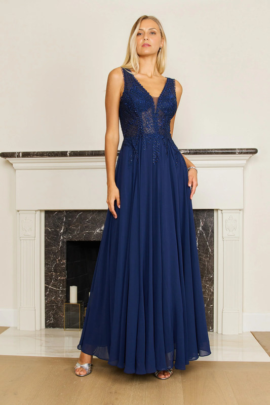 AABEI DRESS Formal Wear Dresse Elegant A Line V Neck Charming Long Mother Of The Bride Dress