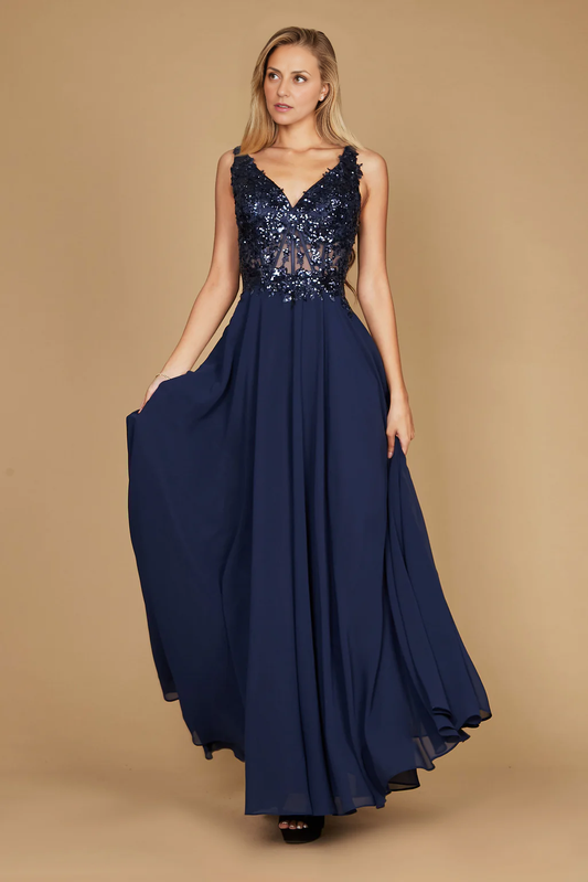 AABEI DRESS Formal Wear Dresse Elegant A Line V Neck Sleeveless Long Mother Of The Bride Dress