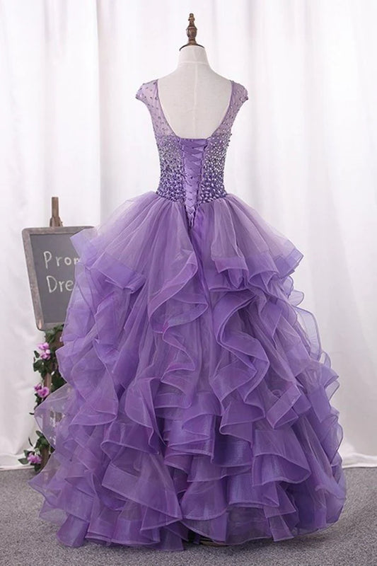 Tulle Quinceanera Dresses Ball Gown Scoop PYA2FXC4