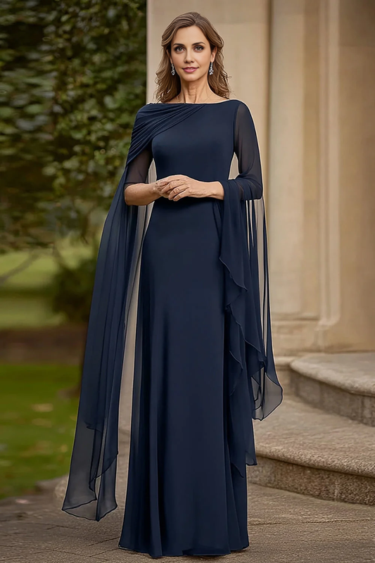 AABEI DRESS Mother Of The Bride Dress Exquisite Chiffon A Line Flutter Sleeves Fashion Formal Wear Dresse