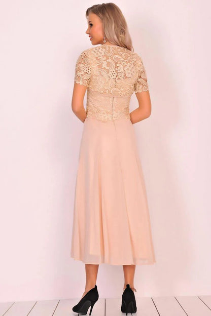 Chiffon&Lace With Jacket Mother of the Bride Dresses