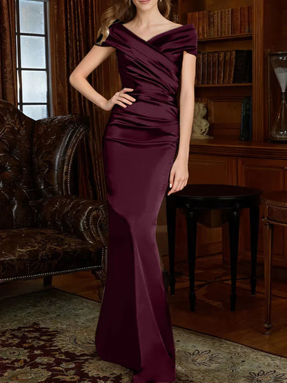 Mother Of The Bride Dresses Sheath Column Off The Shoulder With Simple