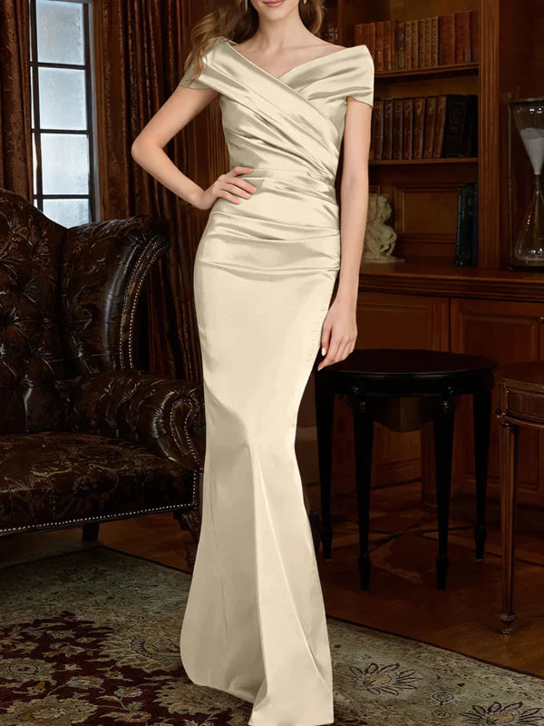 Mother Of The Bride Dresses Sheath Column Off The Shoulder With Simple