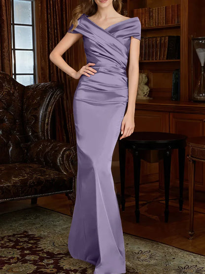 Mother Of The Bride Dresses Sheath Column Off The Shoulder With Simple