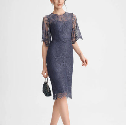 Mother Of The Bride Dresses New Arrival Sheath/Column Lace Short/Mini