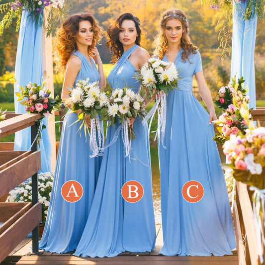 Bridesmaid Dress Chiffon Convertible