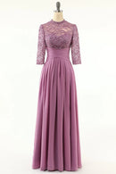 Mother Of the Bride Dress Chiffon Long with Lace