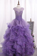 Tulle Quinceanera Dresses Ball Gown Scoop PYA2FXC4