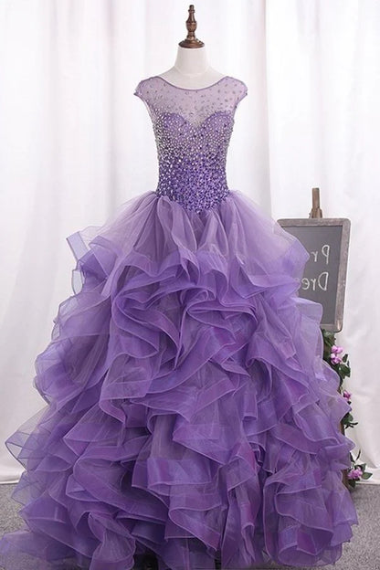 Tulle Quinceanera Dresses Ball Gown Scoop PYA2FXC4