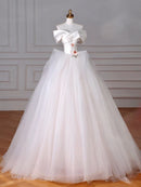 Formal Dress Long Dress Elegant A-Line Off Shoulder Tulle Fantastic Wedding Dress